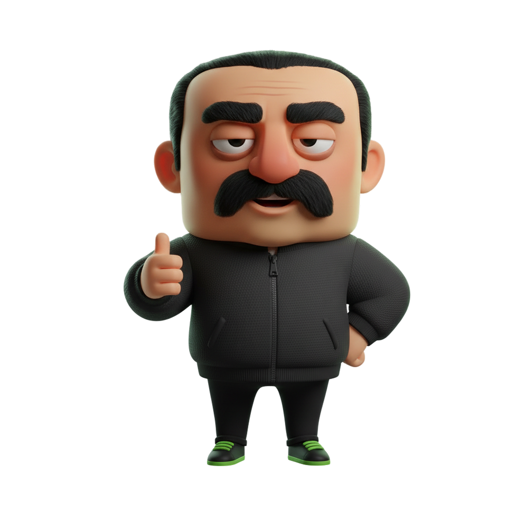Ashot The Keeper — TeeBa Games 3D Mascot