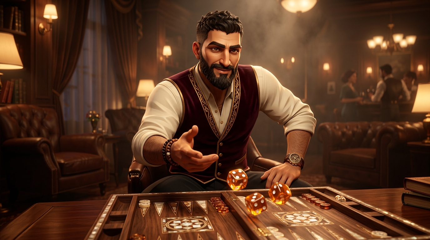Nardify Backgammon Render